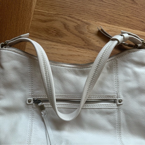 The Sak Sequoia Hobo in Stone Color Antique Brass Hardware - Picture 5 of 11